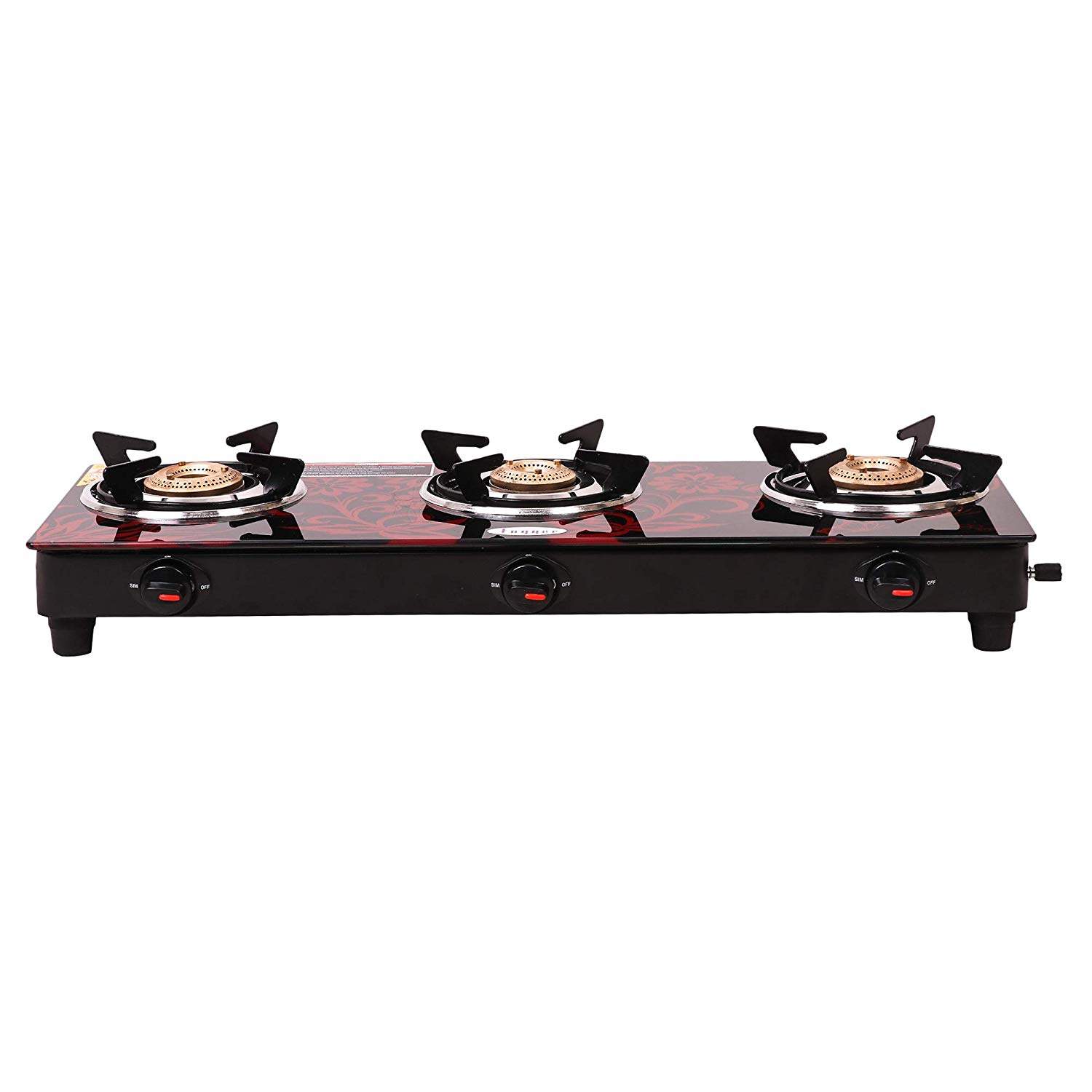 Fogger Stainless Steel 3 Burner Gas Stove And Max Iron Set ...