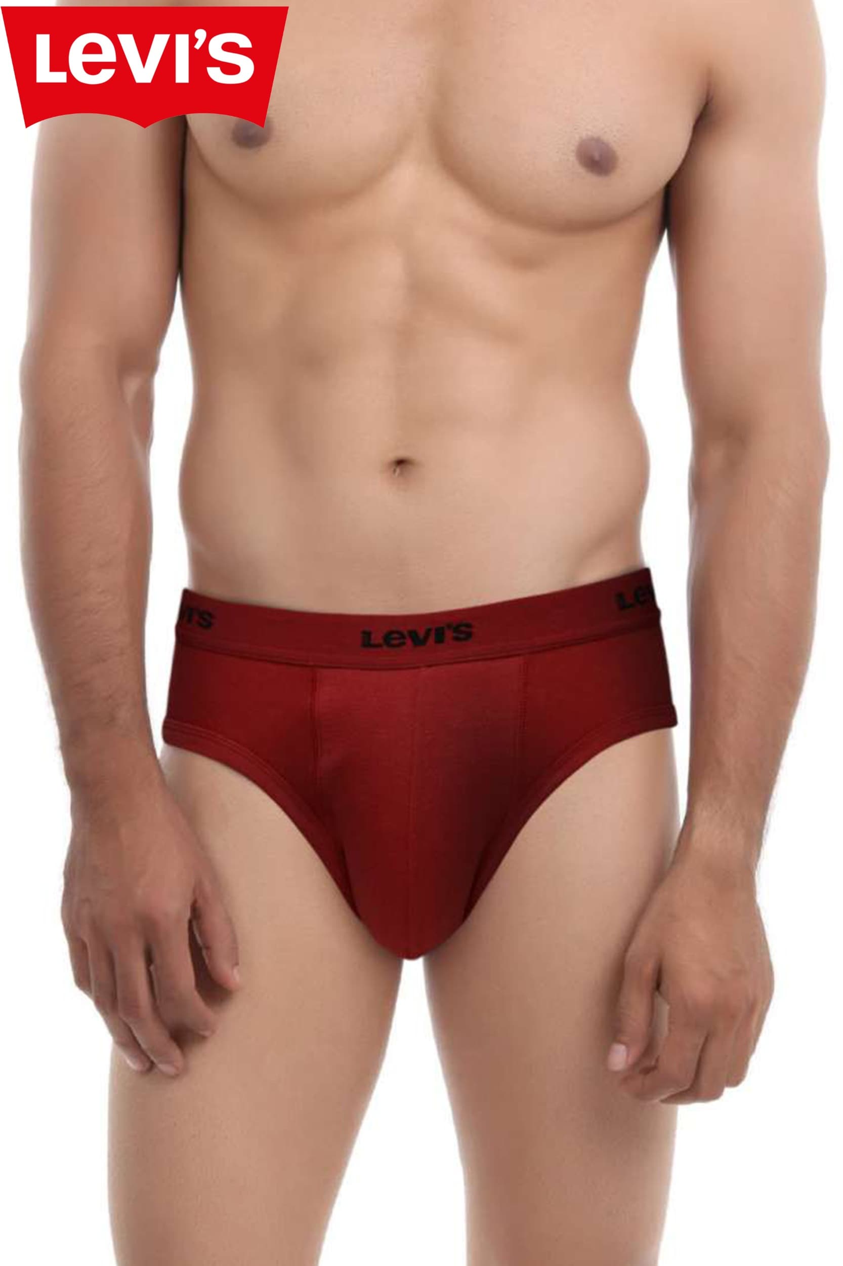 Levis 100CA Colour Brief ( S , Assorted , Pack of 3 ) - Men's