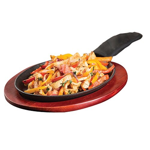 Tablecraft CW30124 8 oz Mini Cast Iron Skillet, 10.375 x 6.125 x 1.25