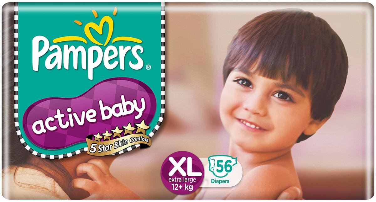 pampers active baby xl 56