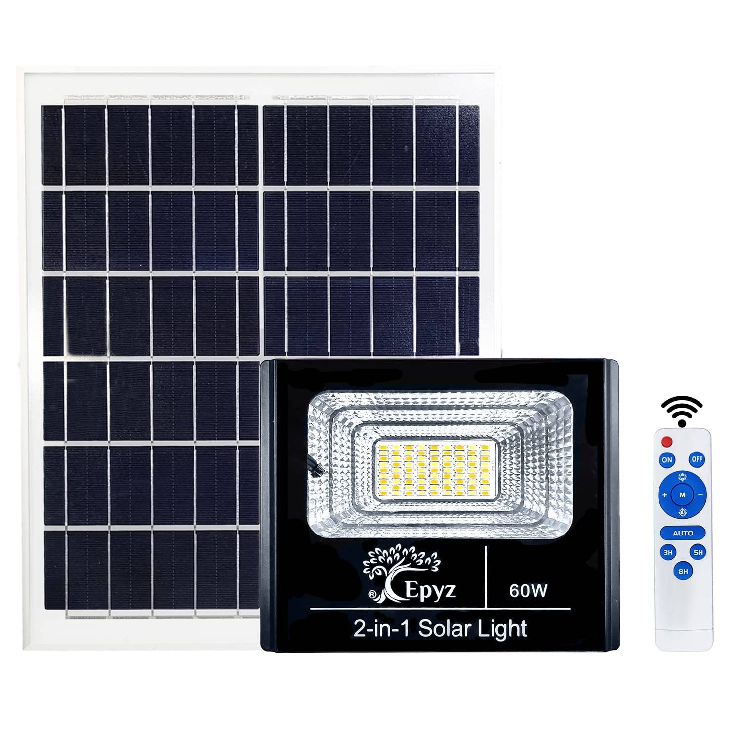 Epyz 30W Solar Flood Light IP65 LED 2500mAh Flood Light Solmax International Enterprises Trichy Tamil Nadu