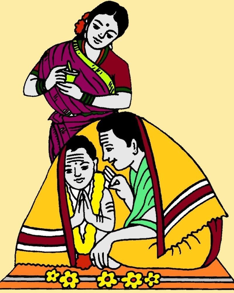 Upanayanam Thread Ceremony Images :: Photos, videos, logos, illustrations  and branding :: Behance