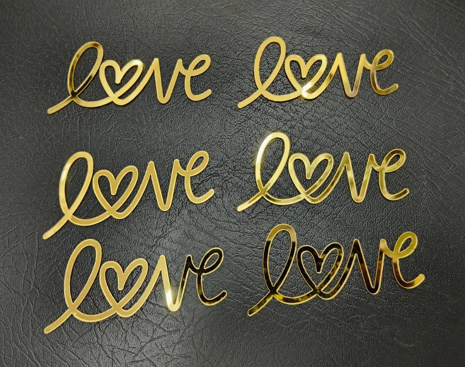 Buy Gold love You More Wedding Cake Topper Cake Toppers Rustic Country Chic  Wedding Wedding Cake Topper Beach Cake Topper Online in India - Etsy