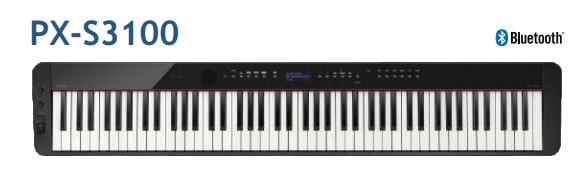 CASIO PX-S3100BK - Musical Keyboard - Hare krishna Musical Store