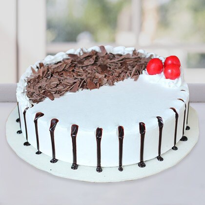 Half N Half Blackforest Cake Blackforest Jai Florist Chetak Circle Udaipur Rajasthan Rajasthan