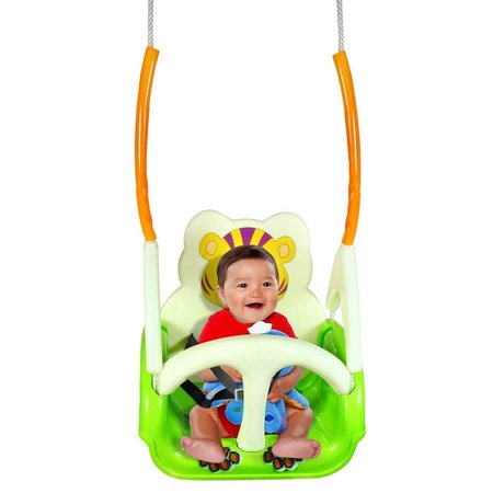 Panda Baby Swing With Multiple Age Settings 4 Stages Green