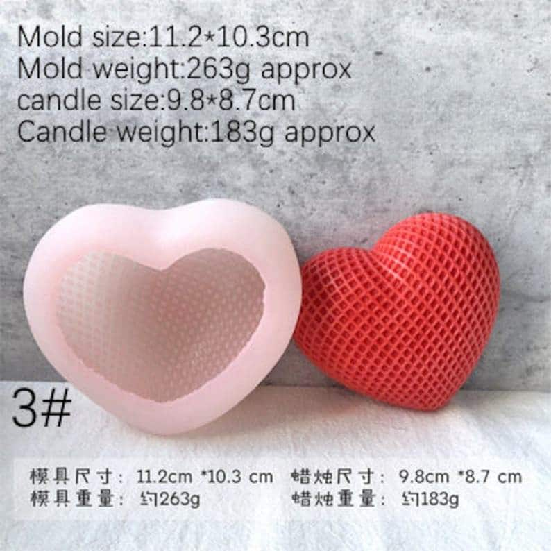 Love heart moulds best sale