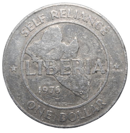 1 Dollar 1976 W.R.Tolbert Jr. Republic of Liberia Collectible