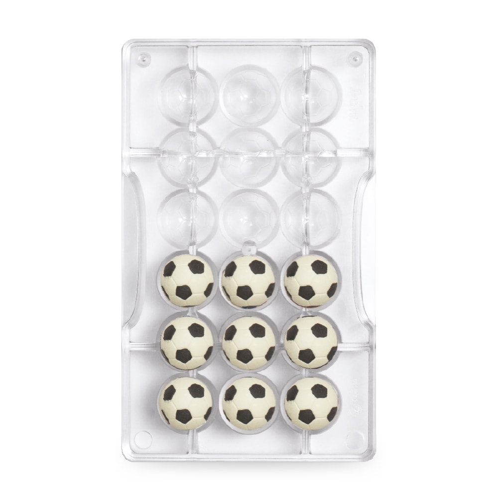 Polycarbonate Flowers Chocolate Mold 18 Cavities