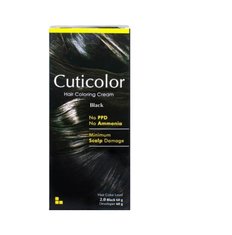Buy Cuticolor Hair Coloring Cream Black Hair Care Products