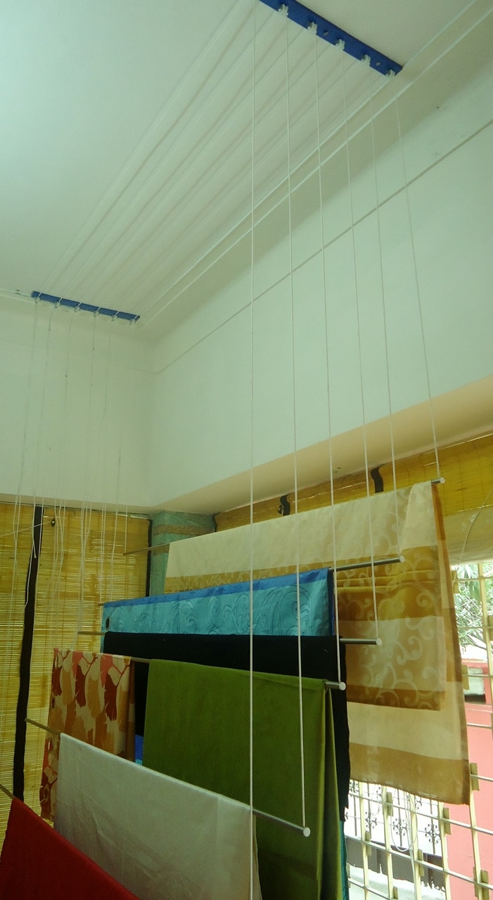 Ceiling discount cloth stand