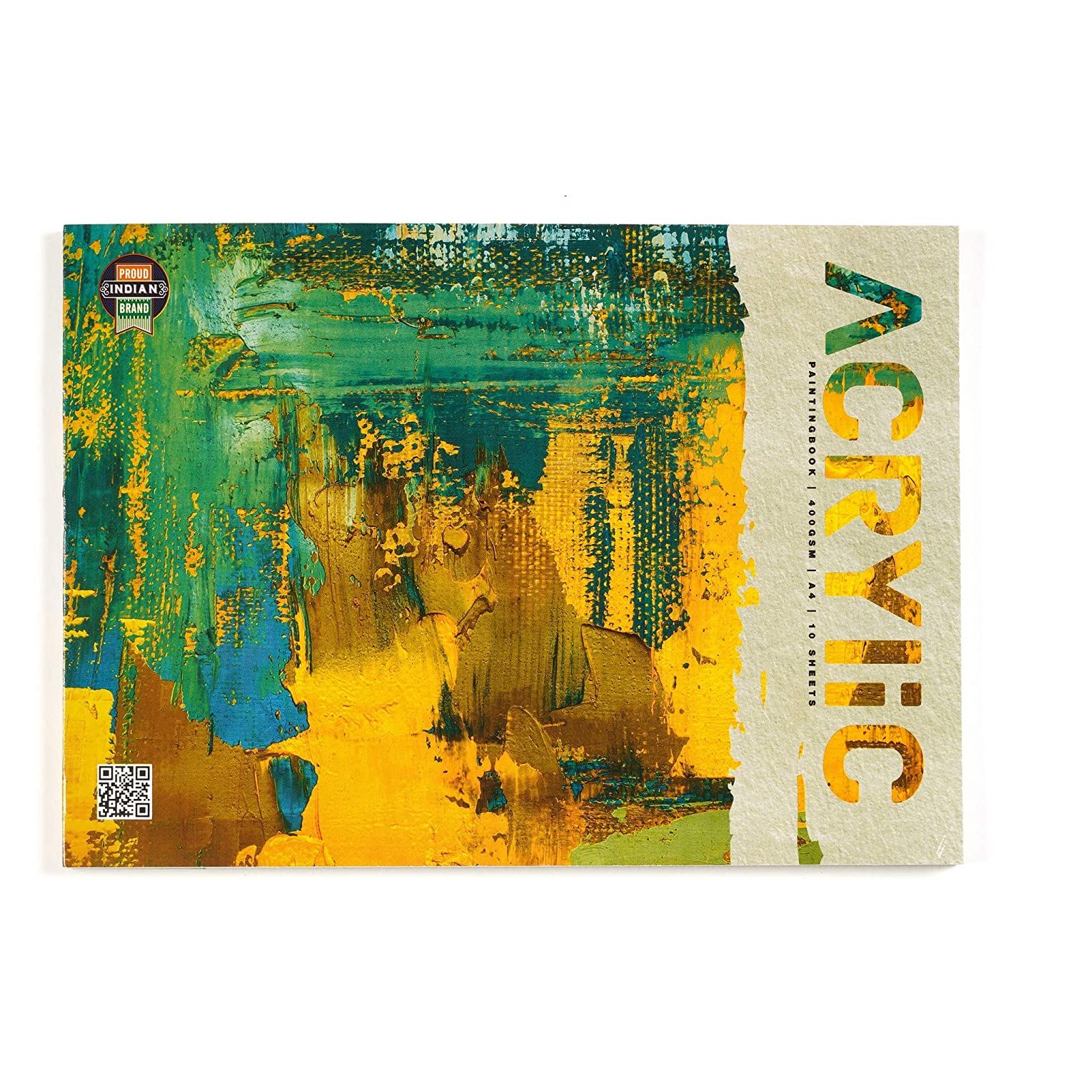 Anupam Artists Acrylic Papers A4 Size 400 GSM 10 Sheets 