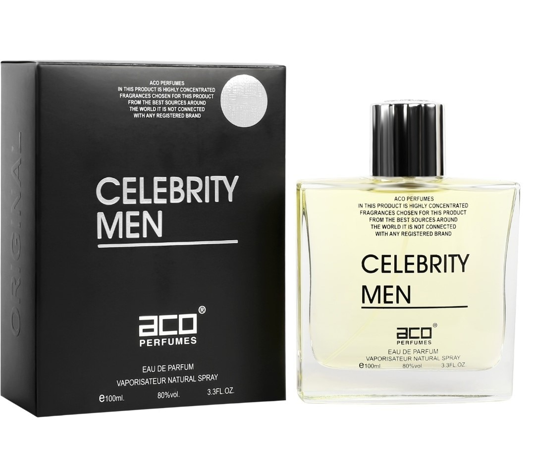 Buy Celebrity Men EDP Perfume by ACO Perfumes 100 ML Fragsook