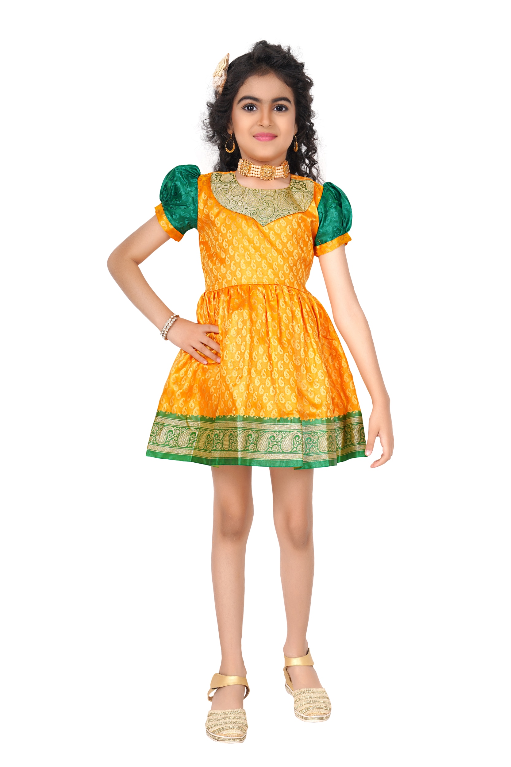 Kids Banaras frocks | Kids dress patterns, Indian dresses for kids, Baby  frocks designs