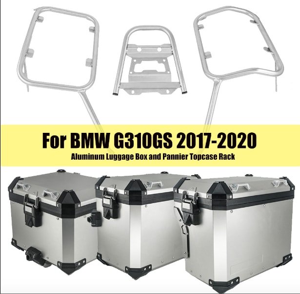 Bmw Accessories India G310gs 310gs Aluminium Luggage Box Panniers Top Case Top Box For 310gs G310gs 310gs Moto Planet Karol Bagh Delhi