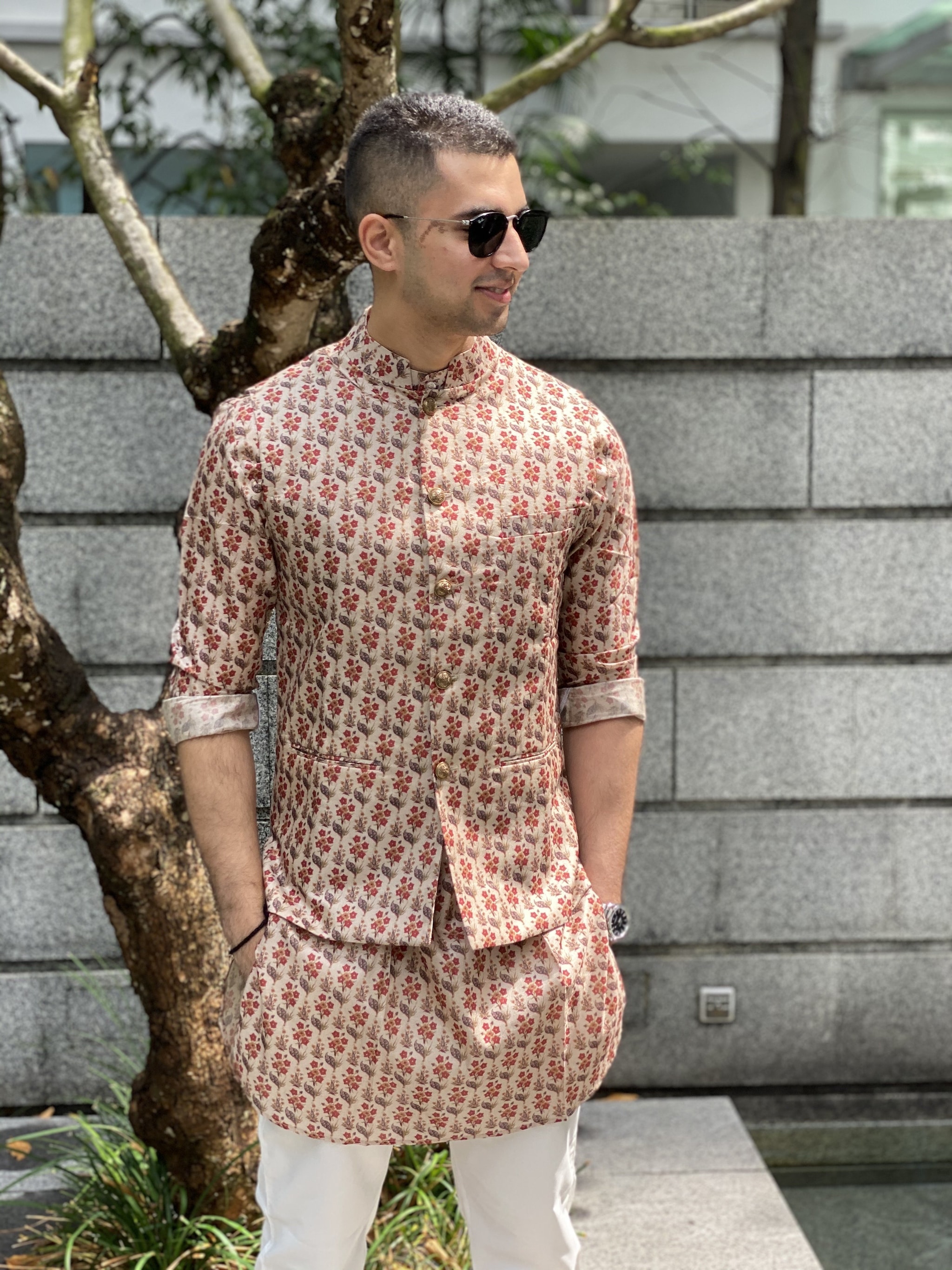 Best kurta sales jacket combination