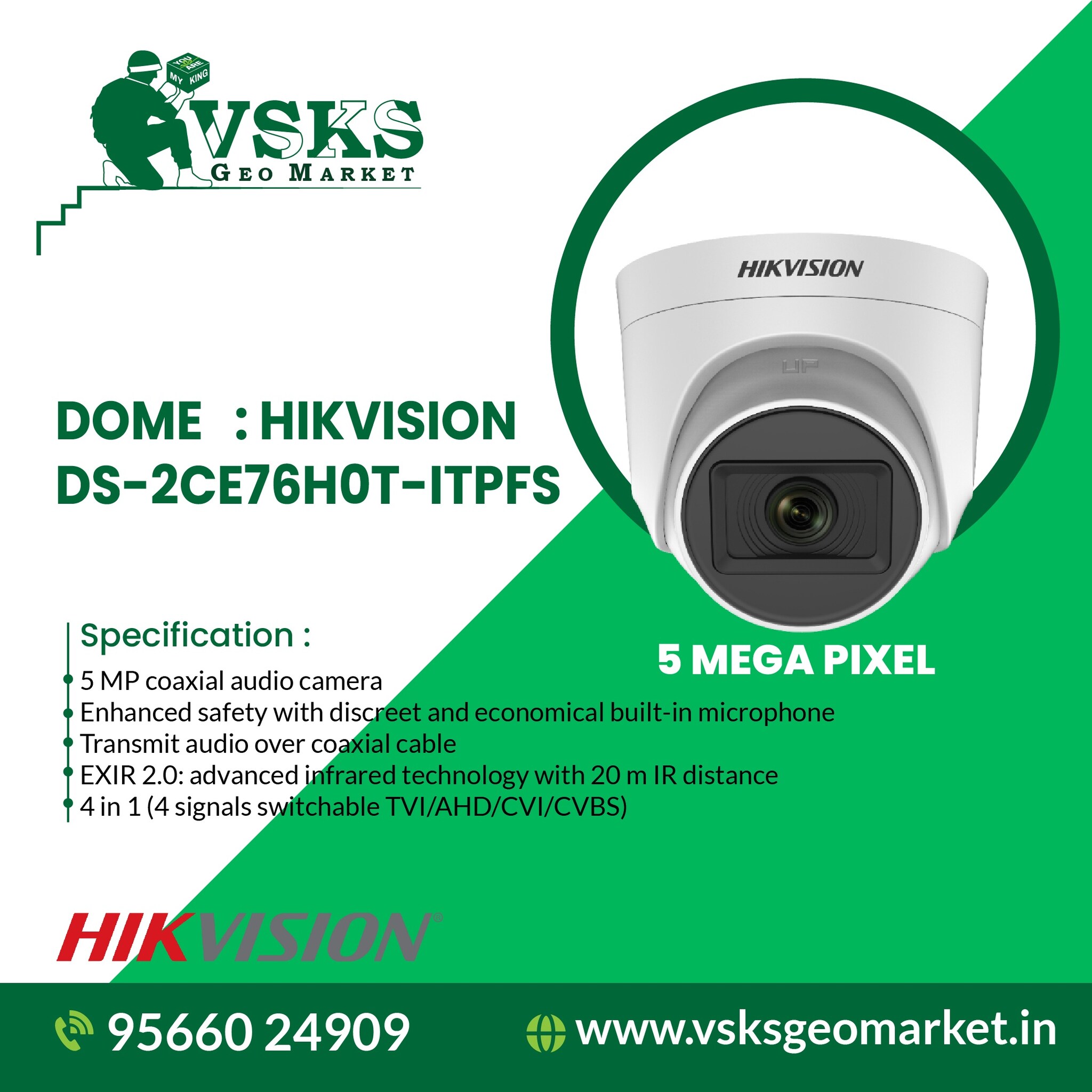 hikvision 2mp 8 channel dvr price