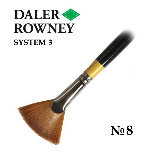 Daler Rowney System 3 Acrylic Brush Sy85 Sh Round 6 