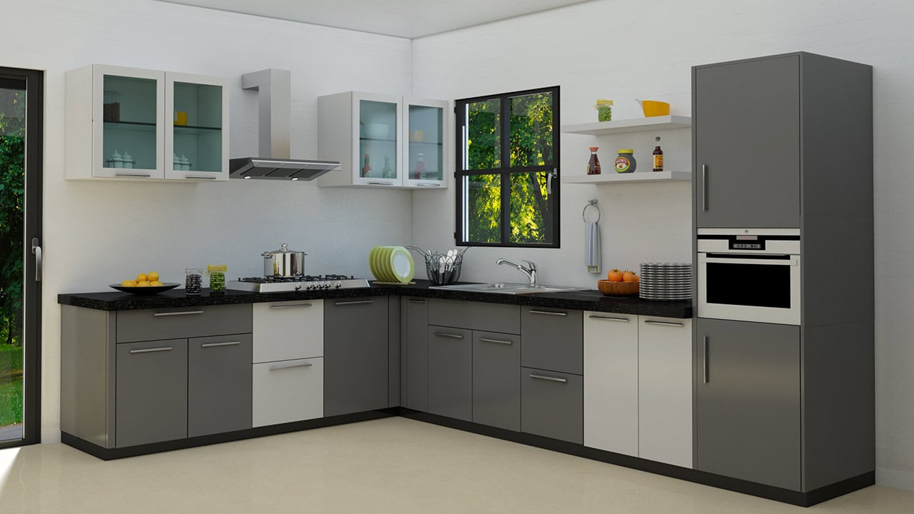 PDC PVC Modular Kitchen - Modular Kitchen - Sai Modular Furniture ...