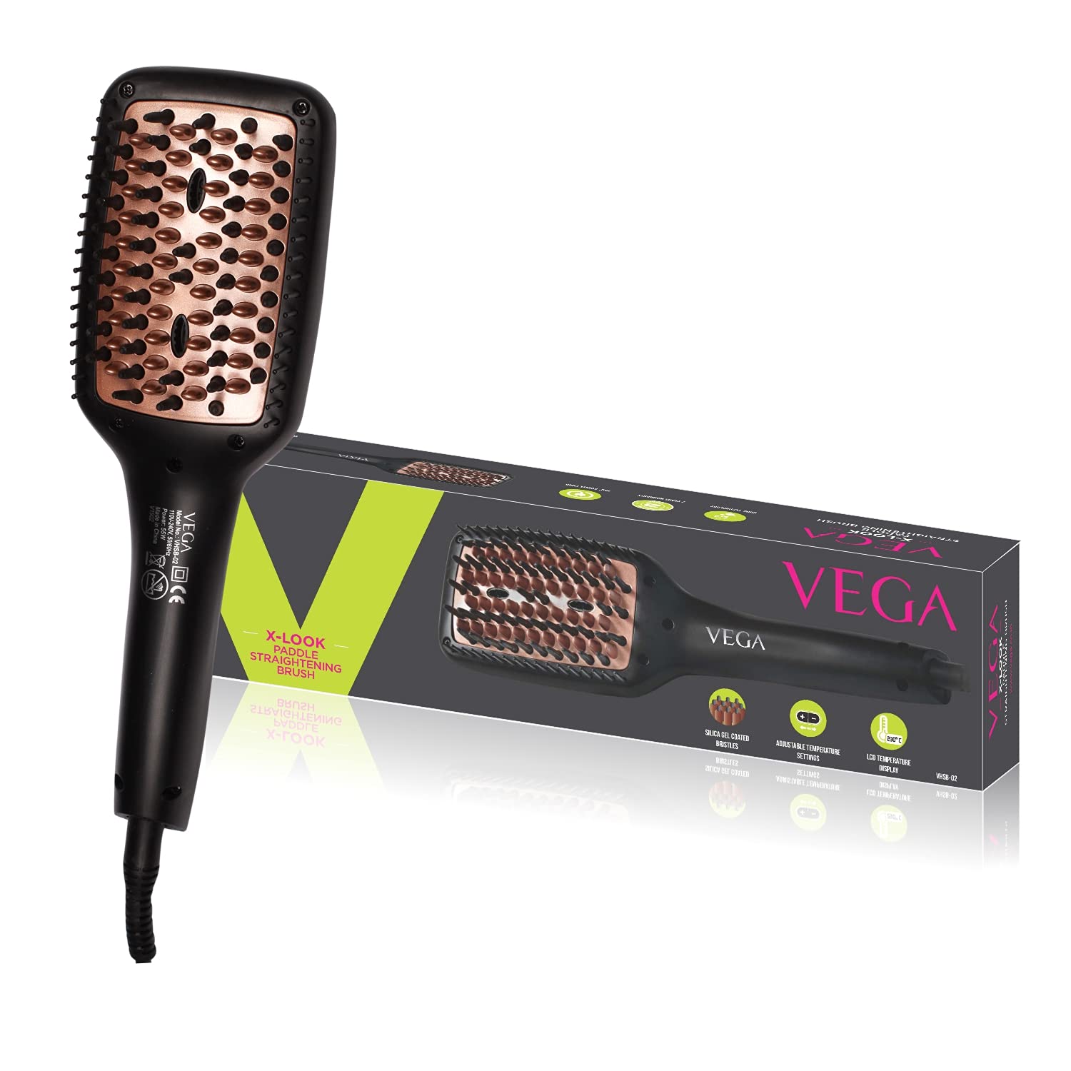 VEGA Adore Hair Straightener with Ceramic Coated Plates  Quick HeatUp  VHSH18  Chotidukaan