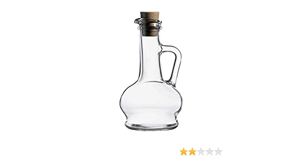 Luigi Bormioli Optima Olive Oil Bottle | 0.25 L / 8.5oz, Size: 8.5 oz, Clear