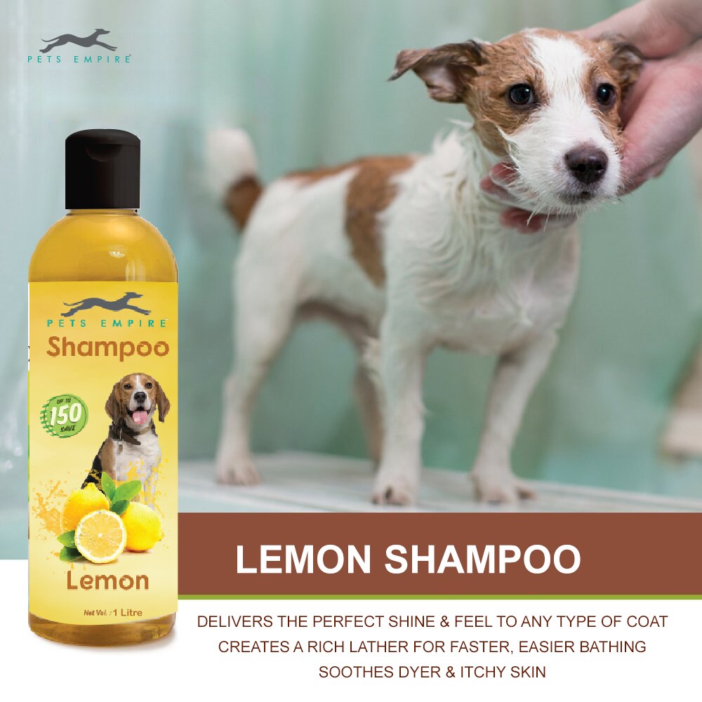 Pets Empire Naturally Organic Body Shampoo For Pets (Lemon, 1000ML
