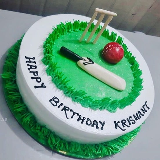Happy2Bake - Cricket theme cake Eggless chocolate cake... | Facebook