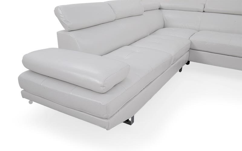 Turin Italian Corner Sofa In Leatherette - Corner Sofas ...