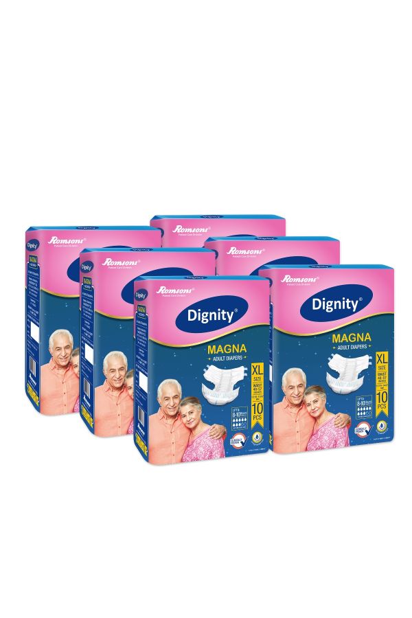 Dignity Premium Pull Ups Adult Diaper Medium-Large 10 Pcs, Waist Size 24”-  53”, 