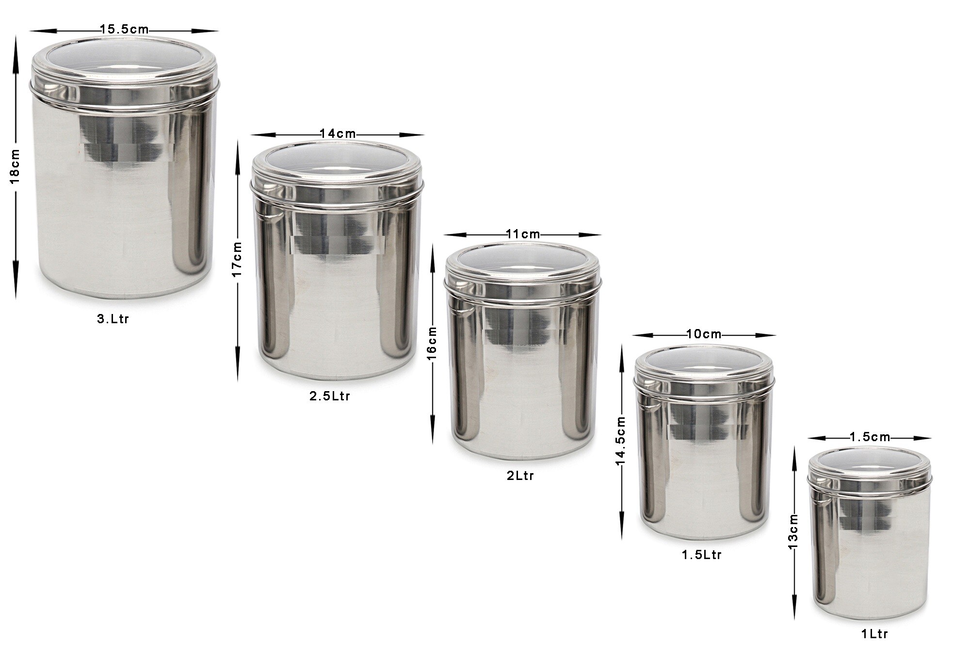 Steel Dabba Set buy online with better quality Heavy Discount