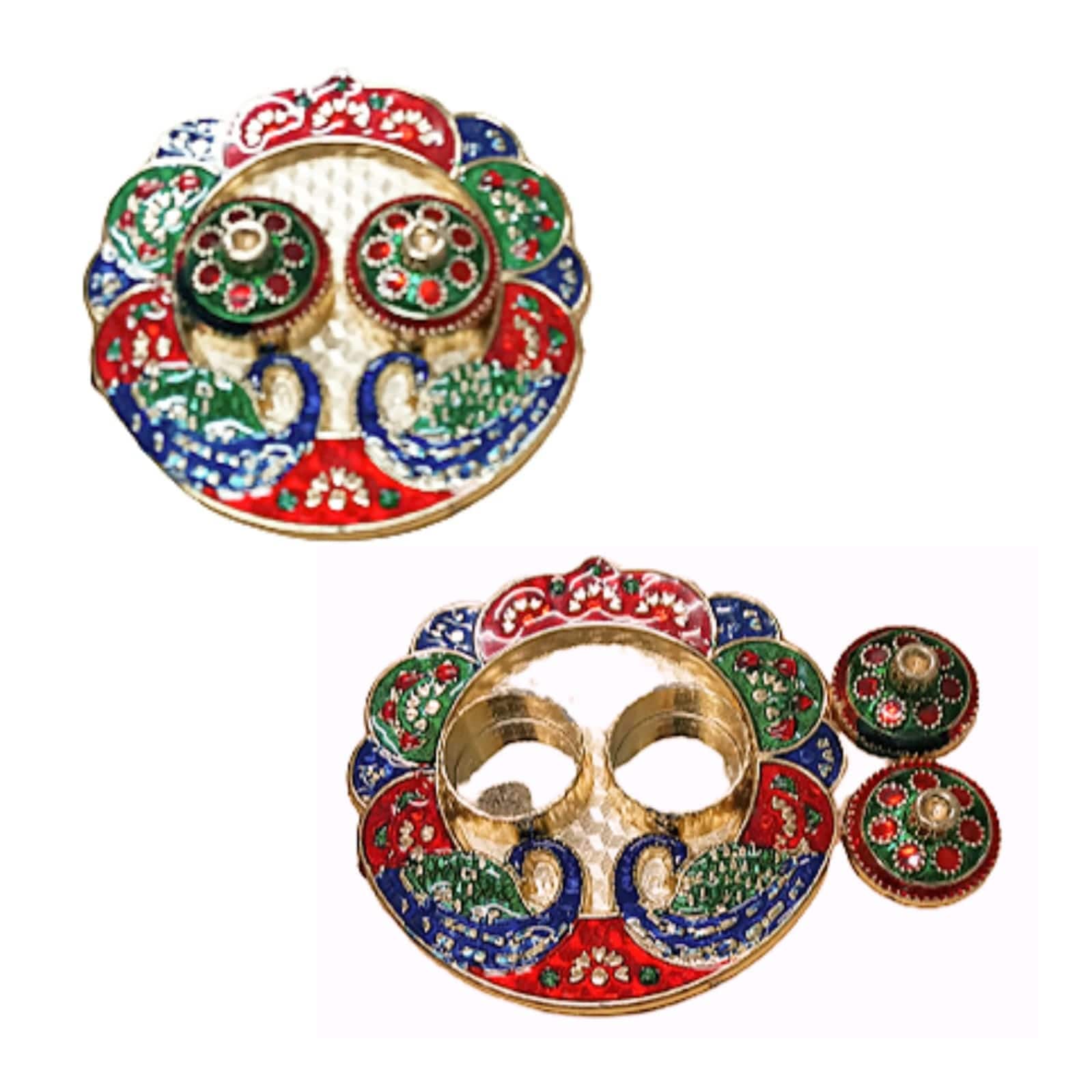 Handmade Silk Thread Kundan Bangles - Double Line Flower - Best Navara –  Happy Pique
