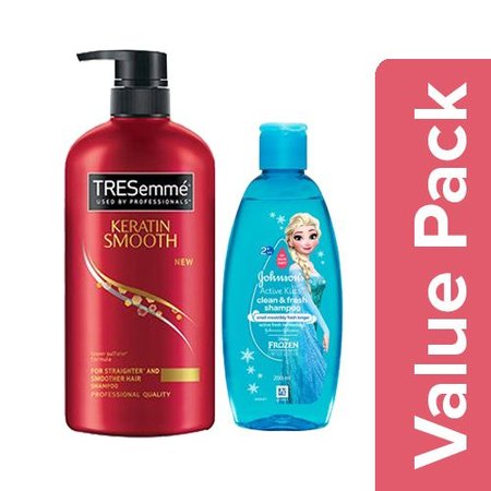Bb Combo Johnsons Active Kids Shampoo Clean Fresh 200 Ml Shampoo 580 Ml Combo 2 Items