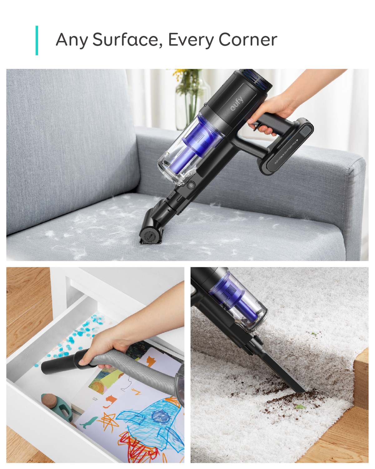 Eufy S11 Go Black Cordless Stick Vacuum Cleaner | Shop Now