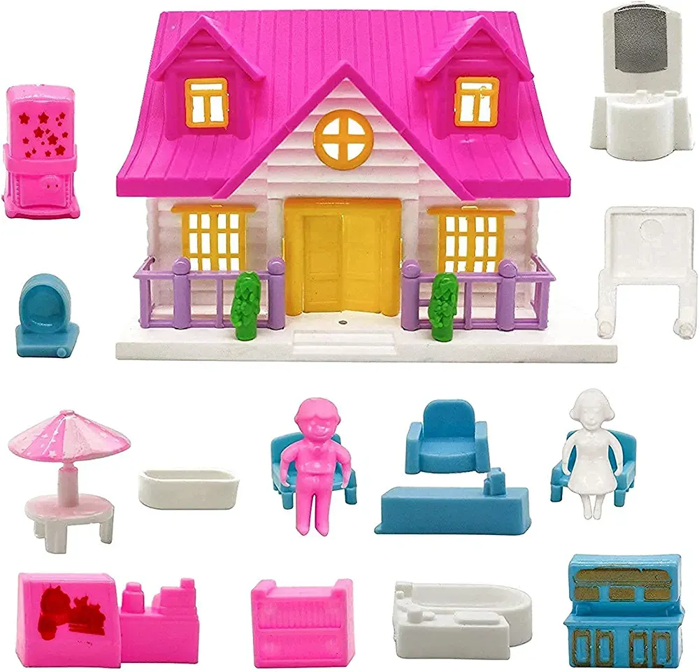 Dollhouse for Girls Funny Doll House Play Set for Girls (Small Doll House)  - Doll - Sameer Toys and Return Gifts, Chinchwad, Pune, Maharashtra