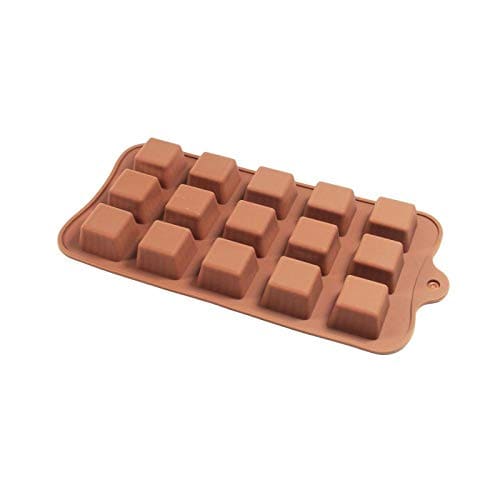 Silicone Christmas Theme Chocolate Mould - Cavity 15 (Color - Brown)