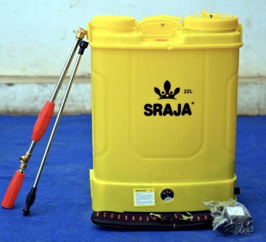 BATTERY SPRAY PUMP DOUBLE MOTOR 22L 