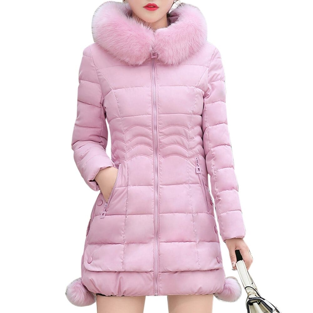 pink smart coat