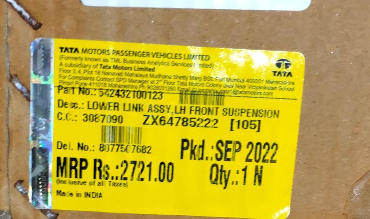 Tata Tiago Spare Parts