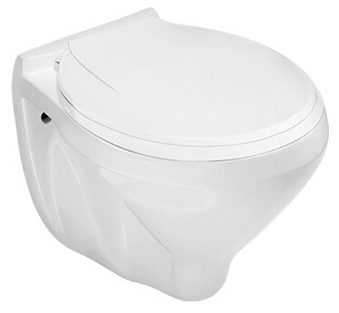 Hindware Studio Rimless Wall Mounted Closet White 20104 Water