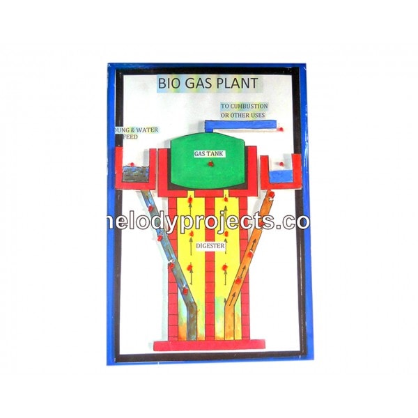 CP-20 BIOGAS PLANT WITH LIGHTS / CHEMISTRY PROJECT & MODEL - Biogas Plant -  Melodys Hobby Centre, Janakpuri District Centre, Delhi,