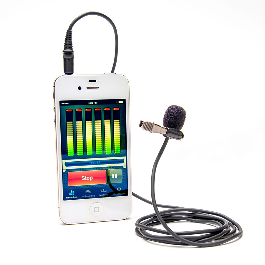 AZDEN EX-503i Studio Pro Lapel Microphone for Smartphones