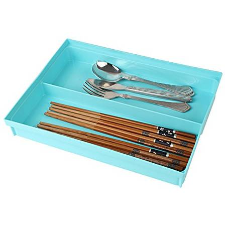 New Arrival Hokipo Plastic Kitchen Cutlery Utensil Tray Drawer