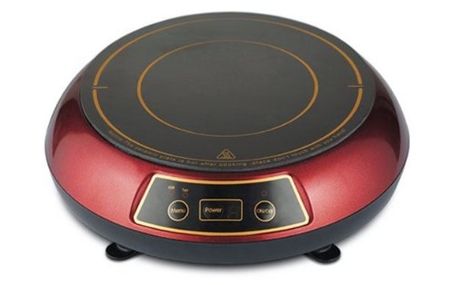 Bajaj Majesty Mini Induction Cooker Red Black Induction