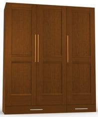 Timbor Three Door Wardrobe Wb03006 Bedroom Sathya