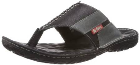 lee cooper men's leather flip flops thong sandals