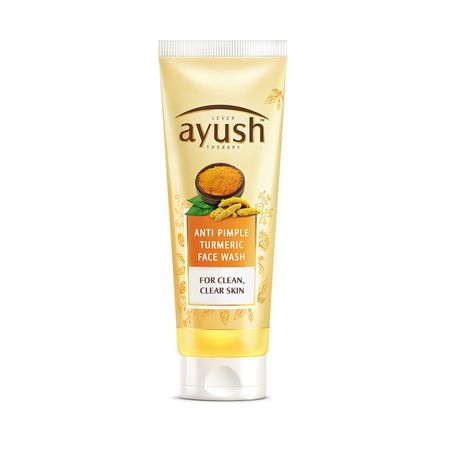 lever ayush anti pimple turmeric face wash 80 gm facewash aarambuy lever ayush anti pimple turmeric face wash 80 gm